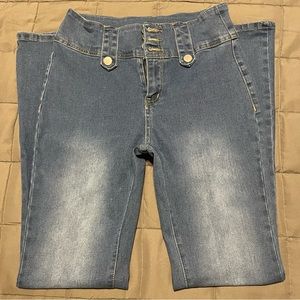 High Waisted Flare Leg Jeans. NWOT